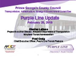 Preview of Purple Line Update – February 28, 2019